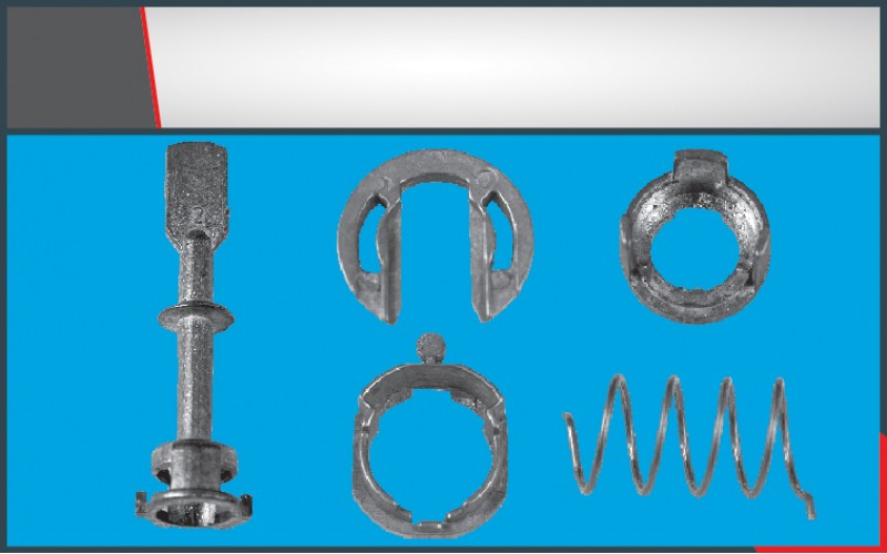 DOOR LOCK LOCKING BAR MEDIUM SIZE (2) SET(58mm)