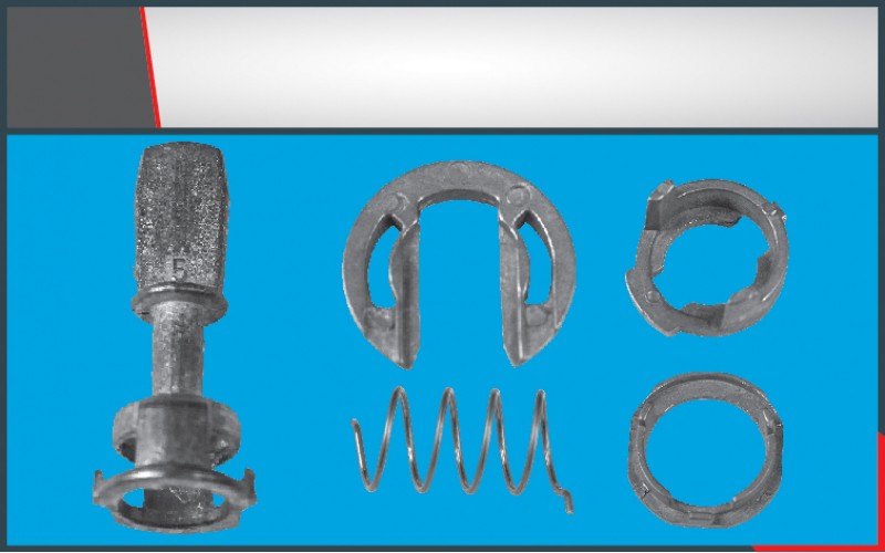 DOOR LOCK LOCKING BAR MINI (5) SET (39mm)
