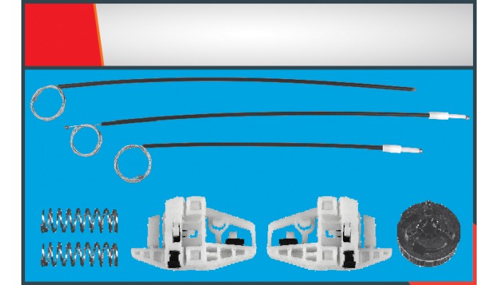 MEGANE 2 WINDOW REGULATOR CABLE FRONT- LEFT SET