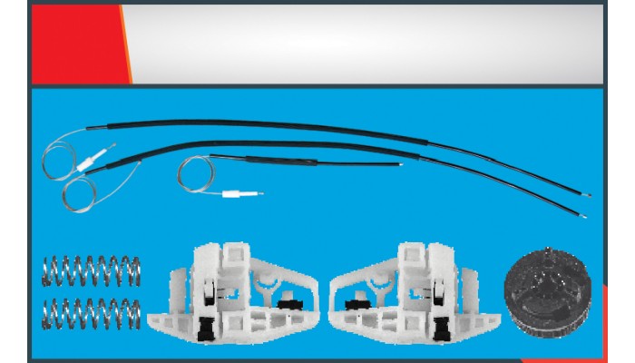 MEGANE 2  TWO DOORS WINDOW REGULATOR CABLE LEFT SE...