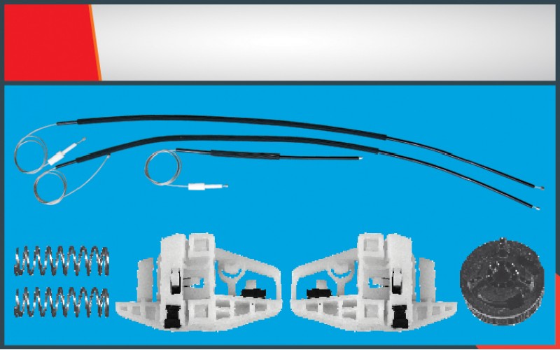 MEGANE 2 İKİ KAPILI CAM KRİKO TELİ SOL SET